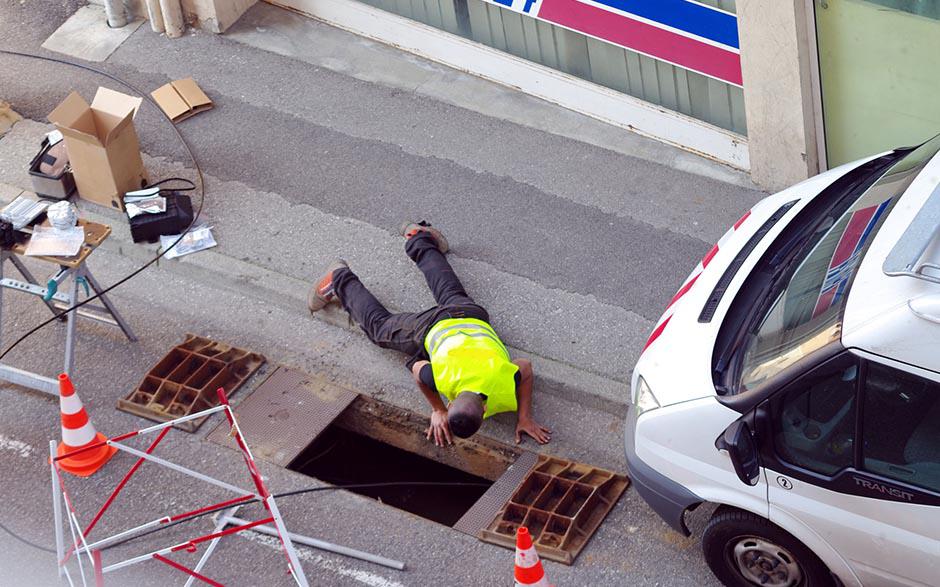 canalisation egout Paris 13
